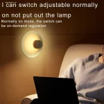 Induction Sucker Lamp Human Body Infrared Sensor Smart Light USB Rechargeable LED Lights - Image 3