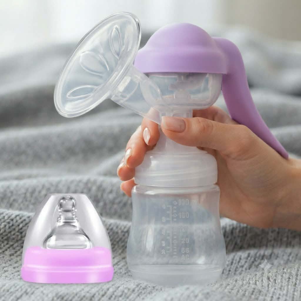 a91f216d-5e22-4b64-a78f-5212b8c16197 Manual Breast Pump Powerful Baby Nipple Suction - Image 1