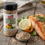 Badia Citrus Salt, 7 oz – Zesty Blend of Sea Salt with Lemon and Orange