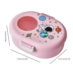 Cartoon Astronaut Lunch Box for Kids Leakproof Food Grade Microwave Safe Students Bento Food Container - Image 7