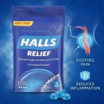 Halls Cough Drop Lozenges Mentho Lyptus Flavor 30 Count