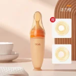 Squeezing Feeding Bottle Silicone Newborn Baby - Image 3