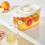 Cold Water Kettle Large Capacity Refrigerator Beverage Dispenser Bucket with Faucet Fresh-keeping Leakproof Drink Dispenser