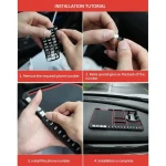 Non-Slip Phone Pad for 4-in-1 Car Parking Number Card Anti-Slip Mat - Image 8