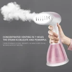 Handheld Garment Steamer Handheld Steamer 1000W Powerful Garment Steamer Portable Fast-Heat Steam Iron Ironing Machine for Home For Home and Travel - Image 7