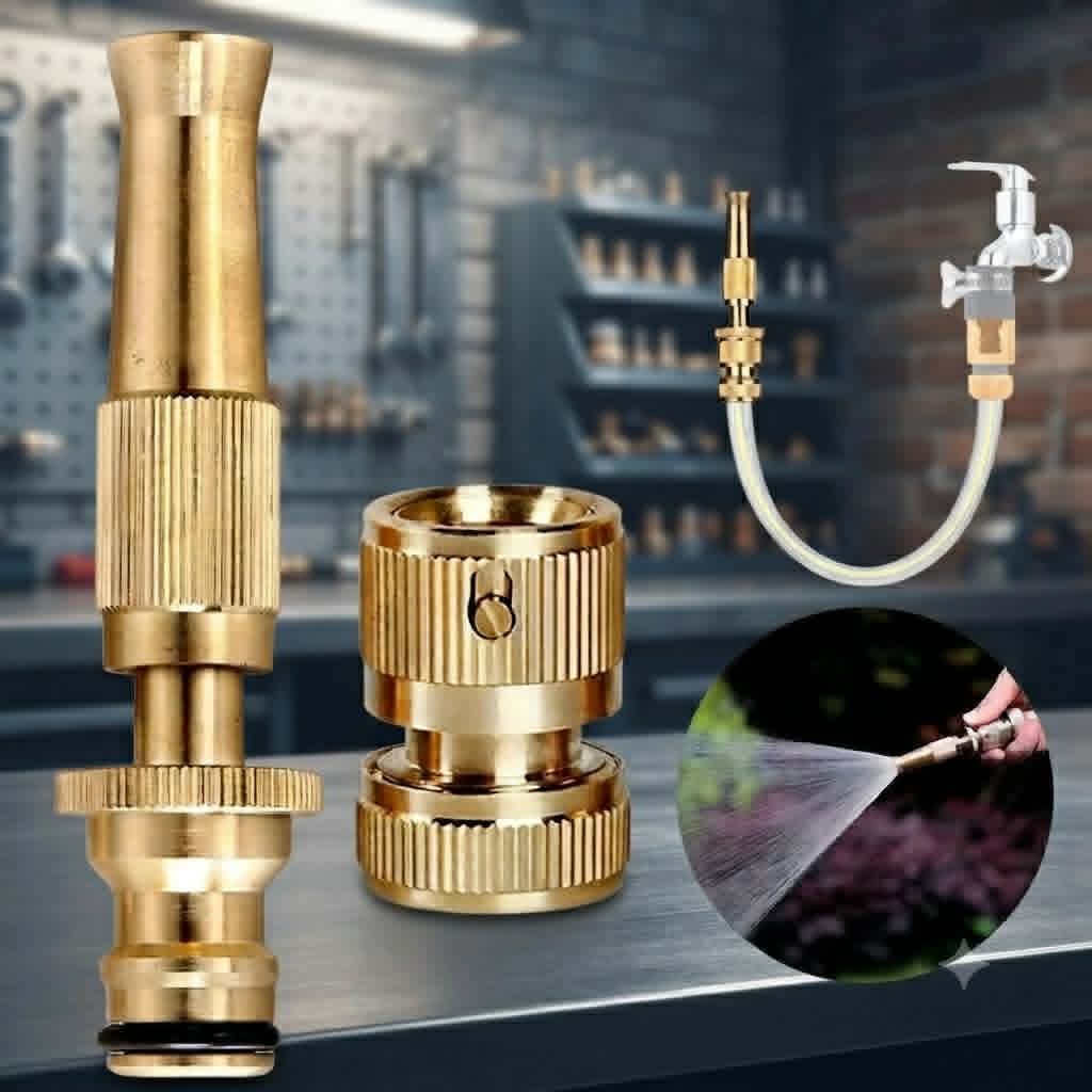 download Brass Water Spray Nozzle – Heavy Duty Pressure Washer - Image 1