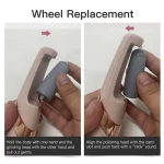 Electric Foot File - Callus Remover for Feet, Professional Pedicure Tool for Dead Skin and Calluses with 2 Different Roller Heads - Image 7
