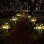 2 Pack Solar Garden Firework Lights