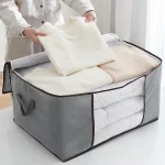 Clothes Organization Storage Containers Large Clothes Storage Bags Foldable Storage Bag for Comforters Blankets