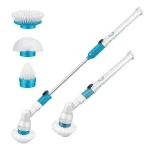 Electric Cordless Chargeable Spin Scrubber Turbo Scrub Cleaning Brush Bathroom - Image 5