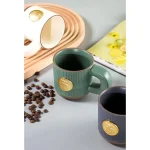 Creative Lines Ceramic Mug with Handle