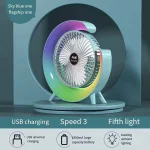 Personal Mini Fan Cooler with LED Light - Image 20