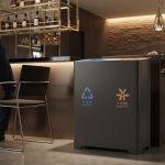 waste paper bin Trash Can Metal Baking Paint Garbage Can Direct Throw Type Garbage Bin Easy To Clean Large Capacity Waterproof Rubbish Bin Best Lifestyle Items