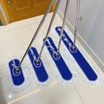 Flat Mop For Floor Cleaning, Floor Dust Mop Floor Sweeper, Reusable Dust Mop Head, Industrial Dry Mop For Factory Household Floor Cleaning