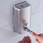 Binnan Stainless Steel Soap Dispenser, 500/1000ML Wall Soap Dispenser for Kitchen, Bathroom Accessories