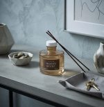 Lonefine Woody Scent Reed Diffuser designed for home aromatherapy