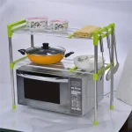 Kitchen Shelf Adjustable 2 Layer Microwave Oven Unit Storage Rack Space Saving Shelf