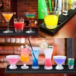 Noverlife 2PCS Rubber Bar Mats, Non-Slip Bar Service Spill Mat Bar Table Mat Restaurant Kitchen Counter Bar Pad, Anti-Skid Heat Resistant Barber Station Mat for Hair Salon - Image 3