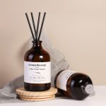 Luxury Home Fragrance Rattan Sticks Essential Oil Amber Reed Diffuser Bottle Gift Set Reed Diffuser - Image 2