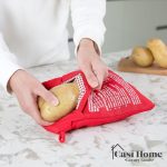 Microwave Express Baked Potato Cooking Bag Fast Quick Home Washable Cooker Tool