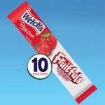 Welch's Absolute Fruitfuls Fruit Strips, Tasty Dried Fruit Snacks for School Lunches, Strawberry, 0.5oz - Image 3