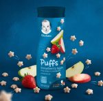 Gerber Stage 3 Strawberry Apple Puffs, 1.48 Oz