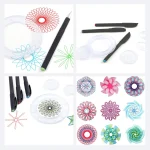22Pcs Geometric Ruler DIY Creative Design Set - Image 3