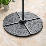 Concrete Cantilever Parasol Resin Base Weights for Banana Umbrella (12.5kg)