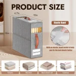 Grey Bed Sheet Organizer with Band - Image 2
