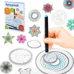 22Pcs Geometric Ruler DIY Creative Design Set - Image 2