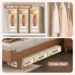 Grey Bed Sheet Organizer with Band - Image 8