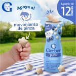 Gerber Stage 3 Blueberry Puffs Baby Snack, 1.48 Oz | Stage 3 puffed grain snack; baby led feeding; iron and choline; 1.48 oz canister - Image 5