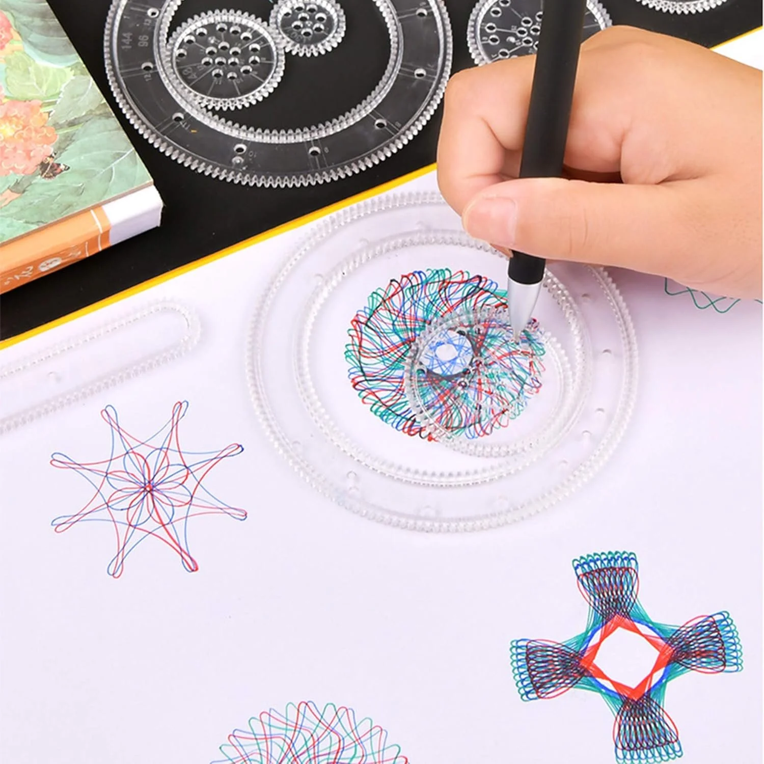 81r7-5oulQL._AC_SL1500_ 22Pcs Geometric Ruler DIY Creative Design Set - Image 1