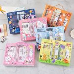 Cartoon Crayon Student Stationery Set