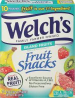 Welch's Fruit Snacks - Fruit Punch, Island Fruits Box - 0.8 Oz  | Made with Whole Fruit, Gluten-Free Snack Packs for Kids and Adults, No Artificial Dyes - Image 2