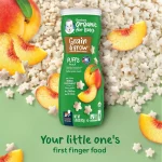 Gerber Baby Snacks, Organic Puffs, Peach, Baby Food, 1.48 OZ (42G)
