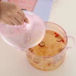 Glass Pan Binaural Soup Pot Transparent Soup Bowl - Image 2