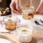 Glass Pan Binaural Soup Pot Transparent Soup Bowl - Image 5