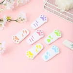 4 pcs Creative Cat Claw Highlighter Pens - Image 2