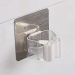 Plastic Wall Mounted Mop Organizer Holder 4 Pieces / 22FK047 - Image 4