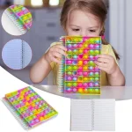 Bubble Pop Spiral White Lined Paper Notebook - Image 2