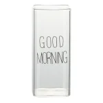 Good Morning Glass Cup Clear 400ml - Image 5