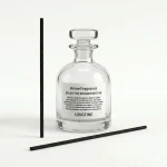 Luxury Transparent Diffuser Glass Bottle Home Scents Fragrance Aroma Round Essential Oil Aromatherapy Bottle With Lid - Image 4