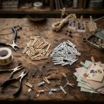 20 Mini Silver Clothes Clips