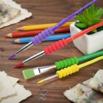 4 Pcs Painting Brush With Palette