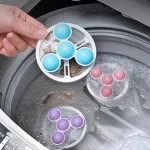 Floating Hair Filtering Mesh Removal, 2024 New Pet Hair Catcher for Washing Machine Lint Catcher for Washing Machine, Reusable Washing Machine Hair Catcher Tool for Pet Dog Hair Remover