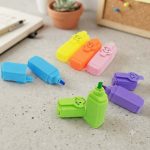6PCS Creative Cartoon Shape Highlighter Pen Set / FL-8232