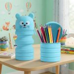 Adjustable Retractable Pen Holder for Kids