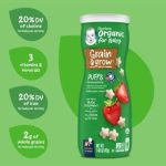 Gerber Grain & Grow Organic Strawberry Puffs Baby Snacks (1.48 oz) - Image 2