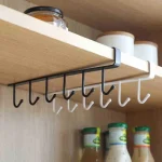 Kitchen Storage Rack Cupboard Hanging Hook Hanger Storage Organizer Holder - Image 7
